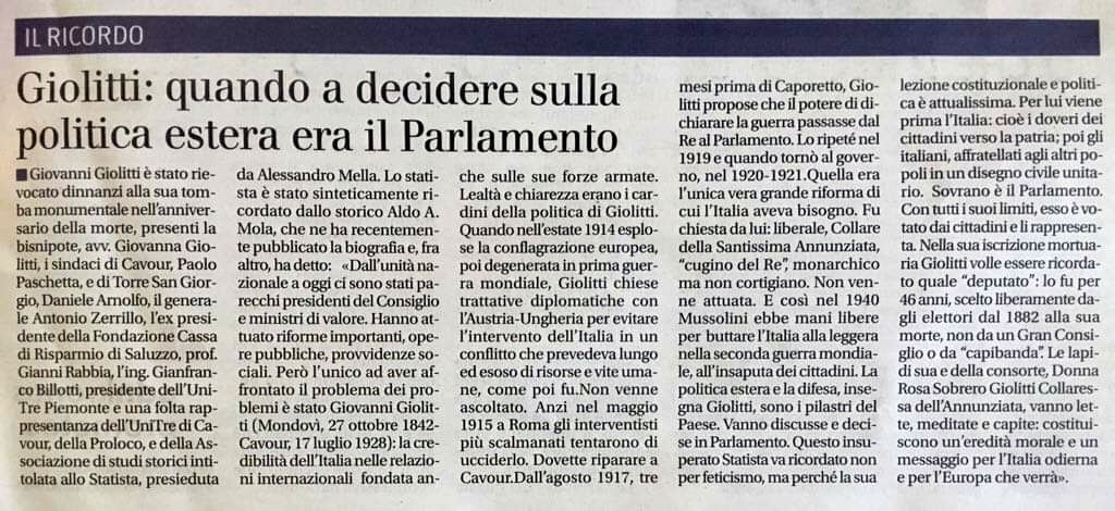 IL GIORNALE DEL PIEMONTE, 18/07/2019 pag. 3