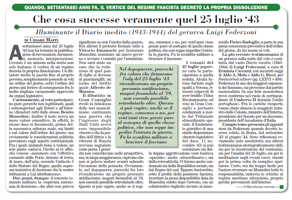 ITALIA OGGI, 25/05/2019, pag. 5