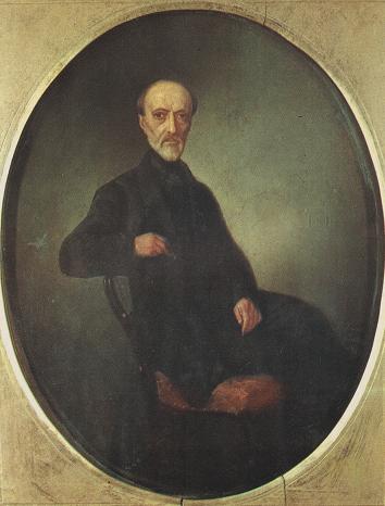 Giuseppe Mazzini, ritratto di L. Zuccoli - Museo del Risorgimento - Milano