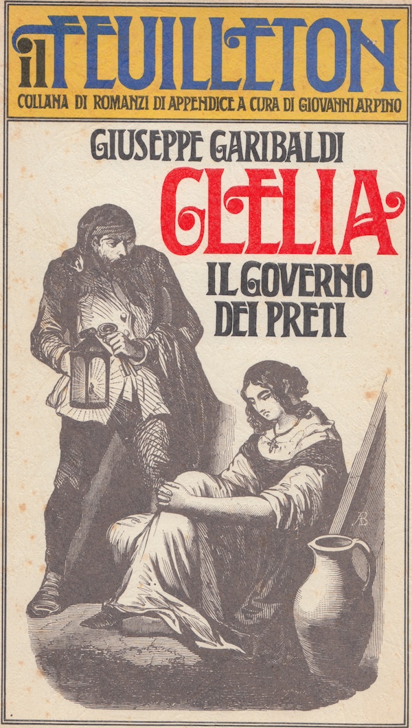 La
copertina
dell'edizione
anastatica di
“Clelia, il
Governo dei
preti” a cura di
A.A.M. nella
collana “Il
Feuilleton”
diretta da
Giovani Arpino
(Torino, Meb,
1973). In “La
mietitura del
turco” Giosue
Carducci
(1835-1907) nel
giugno 1897
sferzò l'ignavia
dell'Europa
centro-occidentale
(sempre uguale a
se stessa:
impotente) a
cospetto delle
stragi degli
armeni e dei
greci. Scrisse:
«Il Turco miete.
Eran le teste
armene/ che ier
cadean sotto il
ricurvo acciar:/
ei le offeriva
boccheggianti e
oscene/ a i
pianti
dell'Europa a
imbalsamar.//
(...) Il Turco
miete. E al
morbido tiranno/
manda il fior
delle elleniche
beltà./ I
monarchi di
Cristo
assisteranno /
bianchi eunuchi
a l'harem del
Padascià.» In
soccorso dei
greci si mosse
una legione di
volontari
garibaldini,
guidato da
Ricciotti
Garibaldi. Nella
battaglia di
Domokòs (17
maggio 1897)
cadde anche il
cinquantaduenne
forlivese
Antonio Fratti,
patriota e
deputato alla
Camera. La
copertina
dell'edizione
anastatica di
“Clelia, il
Governo dei
preti” a cura di
A.A.M. nella
collana “Il
Feuilleton”
diretta da
Giovani Arpino
(Torino, Meb,
1973). In “La
mietitura del
turco” Giosue
Carducci
(1835-1907) nel
giugno 1897
sferzò l'ignavia
dell'Europa
centro-occidentale
(sempre uguale a
se stessa:
impotente) a
cospetto delle
stragi degli
armeni e dei
greci. Scrisse:
«Il Turco miete.
Eran le teste
armene/ che ier
cadean sotto il
ricurvo acciar:/
ei le offeriva
boccheggianti e
oscene/ a i
pianti
dell'Europa a
imbalsamar.//
(...) Il Turco
miete. E al
morbido tiranno/
manda il fior
delle elleniche
beltà./ I
monarchi di
Cristo
assisteranno /
bianchi eunuchi
a l'harem del
Padascià.» In
soccorso dei
greci si mosse
una legione di
volontari
garibaldini,
guidato da
Ricciotti
Garibaldi. Nella
battaglia di
Domokòs (17
maggio 1897)
cadde anche il
cinquantaduenne
forlivese
Antonio Fratti,
patriota e
deputato alla
Camera.
