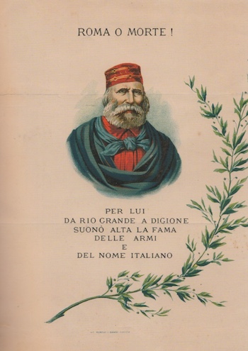 Giuseppe Garibaldi (Nizza, 7 luglio
                      1807-Caprera, 2 giugno 1882). L'edizione nazionale
                      degli scritti di Garibaldi inizi nel 1932, 50
                      della sua morte. Nel 2025  ancora in corso.
                      L'Internazionale azzurra ne attende il
                      completamento. Nel suo 125 la loggia di Imperia
                      ha pubblicato Garibaldi vivo. Antologia critica
                      degli scritti con documenti inediti (ed. Il filo
                      di Arianna, La Spezia, maggio 2025).