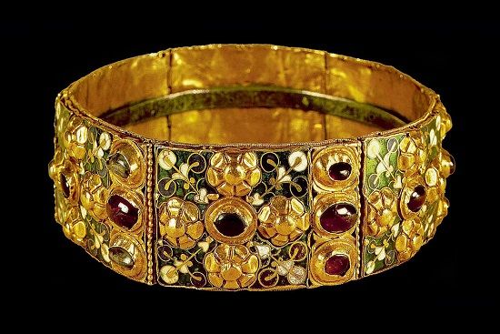 La Corona Ferrea conservata nella Basilica di San Giovanni Battista, Duomo di Monza.